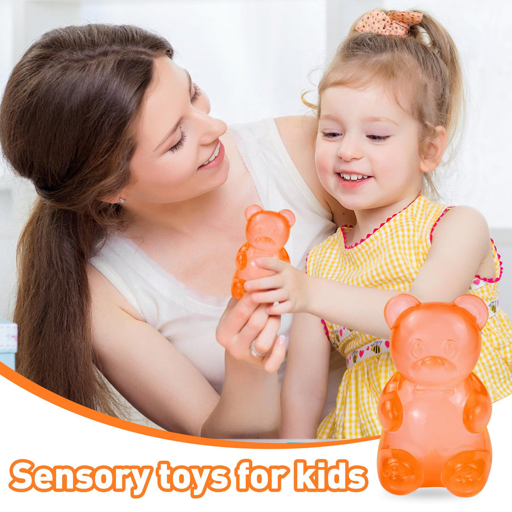 Tngtswwcv valentines gift bear orange offers a cute, tactile surprise for loved ones.