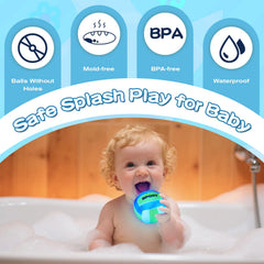 TNOIE baby-safe hoop toy with smooth edges for gentle bath contact.