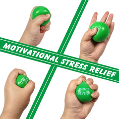 TOAOB blue 2.5-inch stress ball for focus and mood balance.