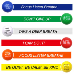 TOAOB stress ball with inspirational quotes for daily motivation and calm focus.