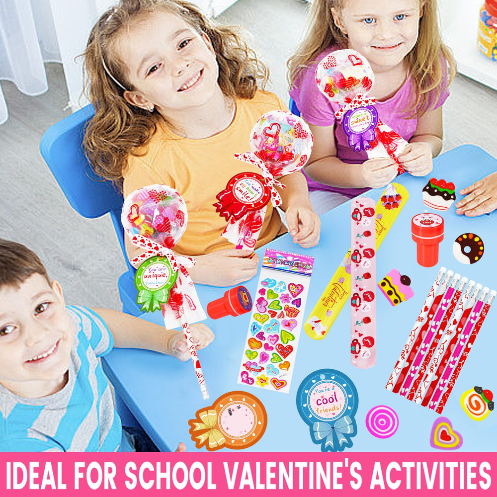 TOAPER giant lollipop stationery with cards supports creative student projects