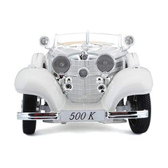 Tobar Maisto 1936 Mercedes-Benz 500K side view highlights elegant silhouette for collectors