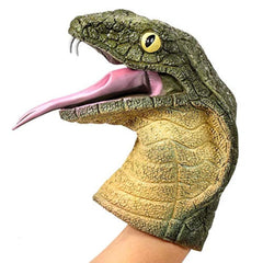 Tobar Schylling Cobra Hand Puppet on display for imaginative storytelling.