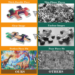 TOCHILD finished puzzle size 40x30 cm suitable for tables