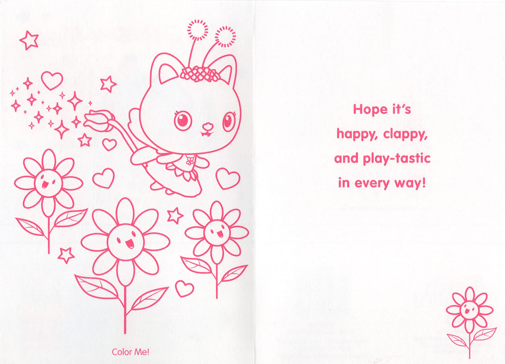Today and Always Gabby's Dollhouse birthday card – Pandy Paws and Baby Box artwork for playful keepsakes.