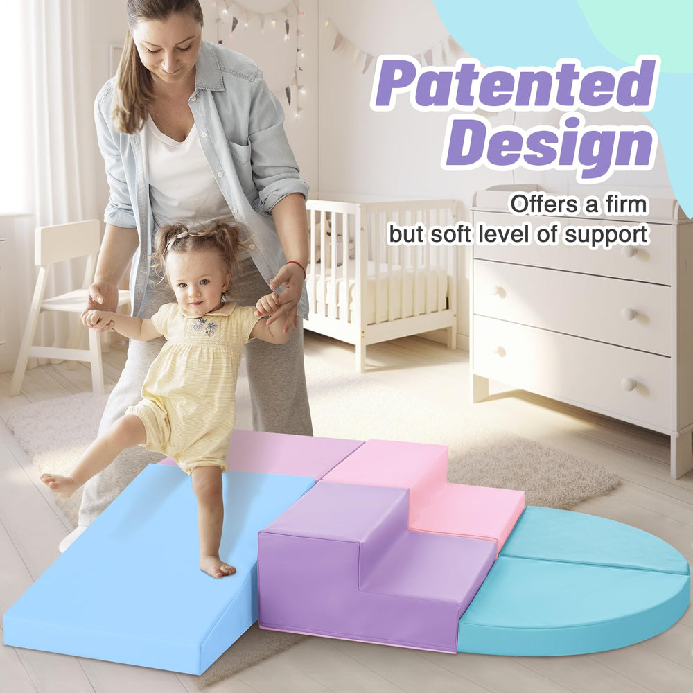 TODIBY lilac stair block promoting safe climbing and color recognition