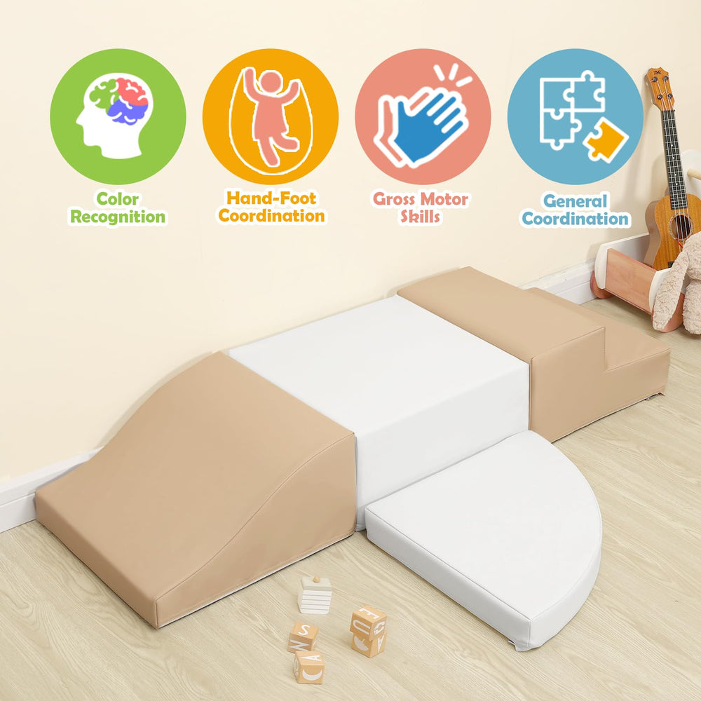 TODIBY coffee slide provides smooth motion for indoor play sessions.