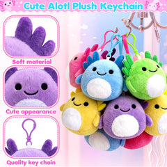 Toidgy axolotl plush bag charm, a cute and practical accessory.