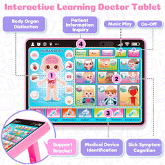 Toidgy Doctor Kit stethoscope aids pretend patient exams and role-play.