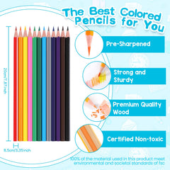 Toidgy safety non-toxic pencils meet ASTM-D4236 standards.