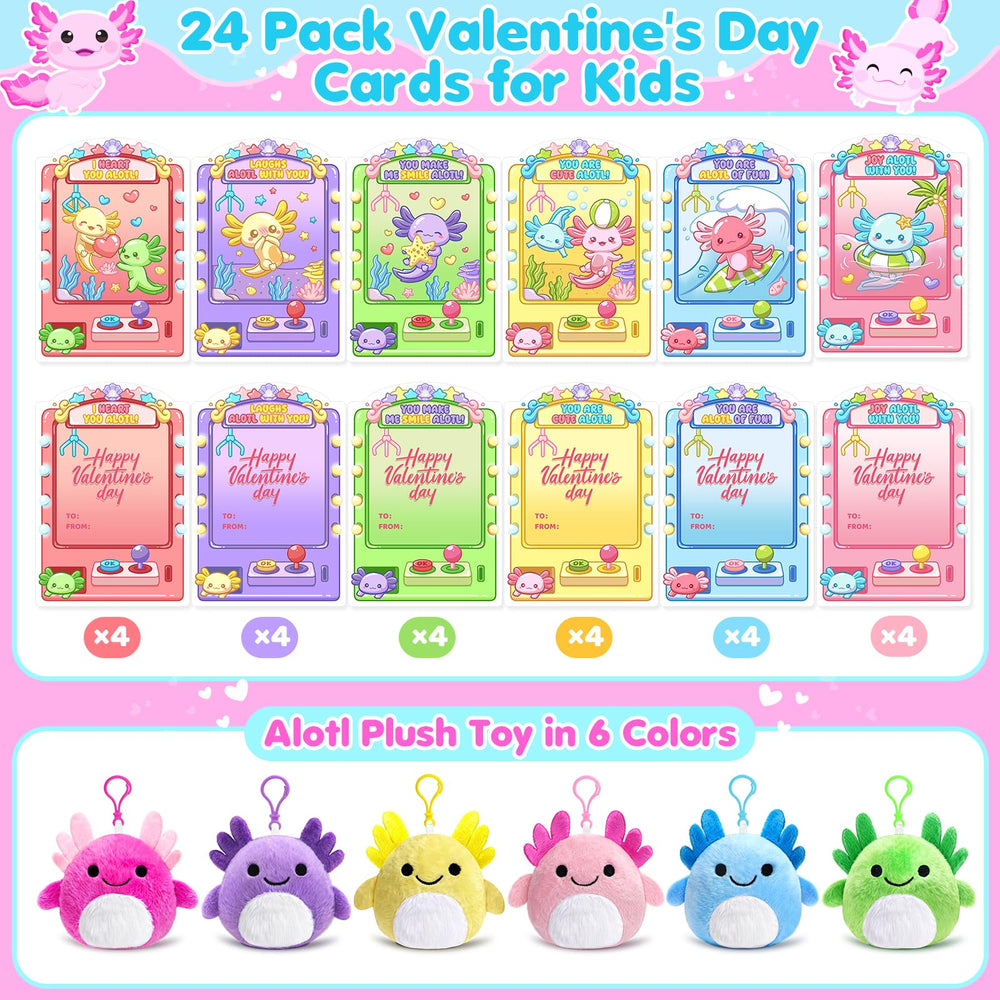 Toidgy Valentine cards with claw machine colors, great for playful exchanges.