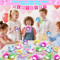 Great value Valentine gift set for kids, classroom rewards, and celebrations.
