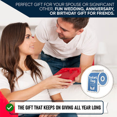 Toilet Tag relationship boost idea promotes closer moments for couples