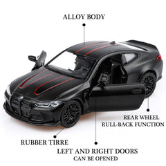 TOKAXI BMW M4 1/36 die-cast open doors reveal interior detail.