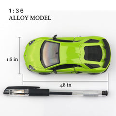 TOKAXI Aventador SV die-cast body with rubber tires designed for durable play