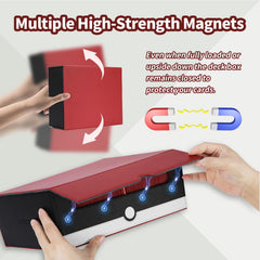 Tombert card storage box durable build supports expanding collections on the go.