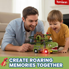 Tomleon Dinosaur Truck 360 obstacle detection ensures continuous play