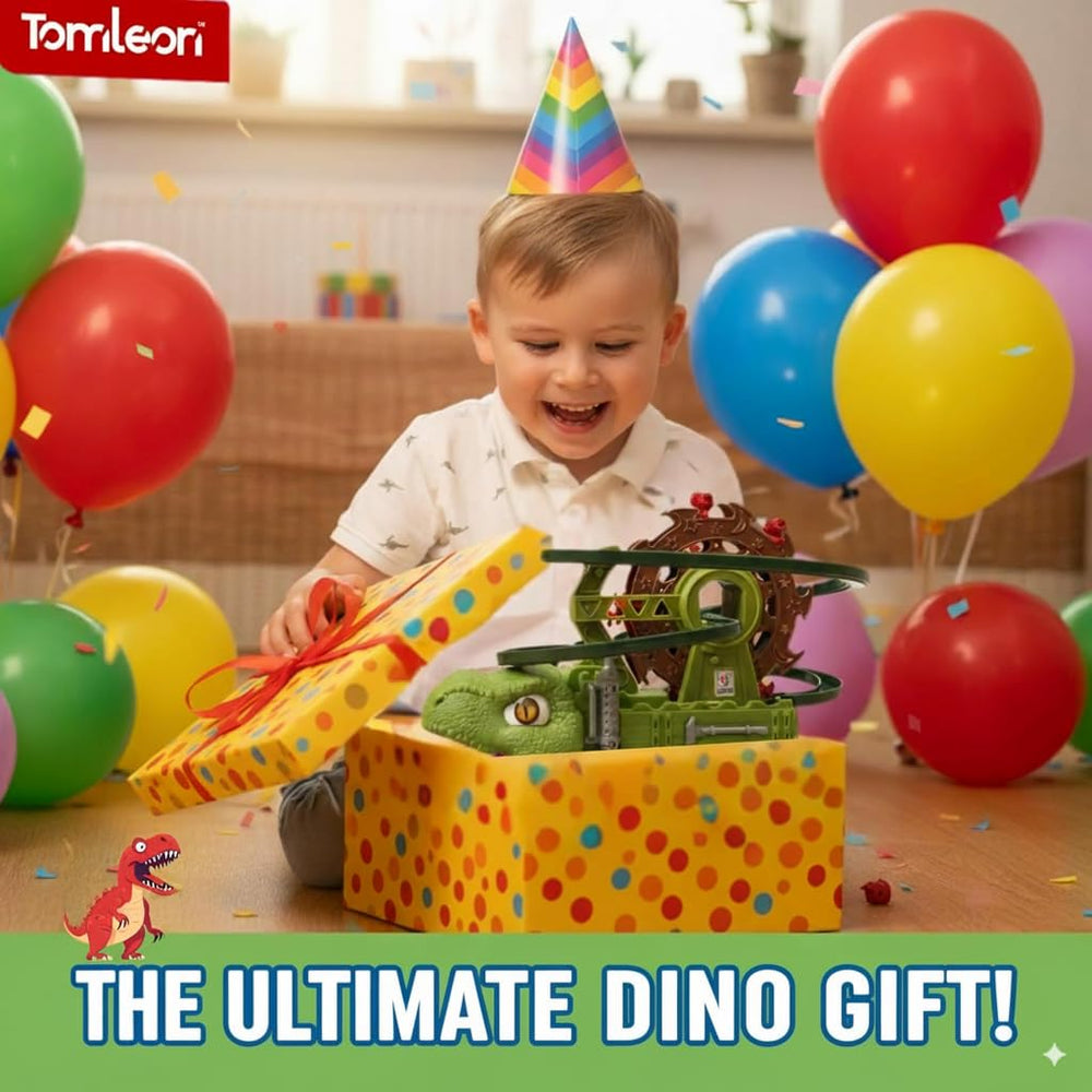 Tomleon Dinosaur Truck battery-powered for durable indoor play