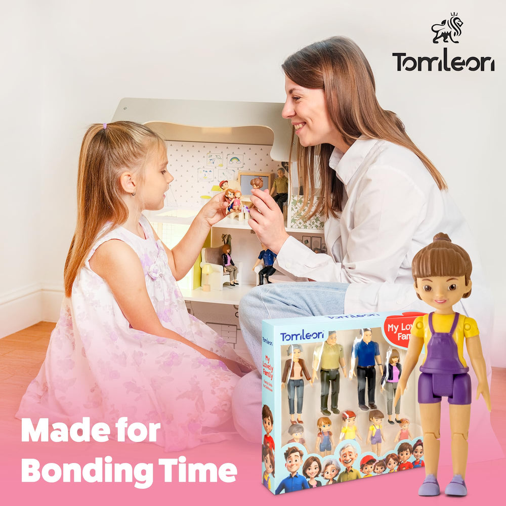 TOMLEON baby girl figure, tiny hands-friendly, safe for little ones.