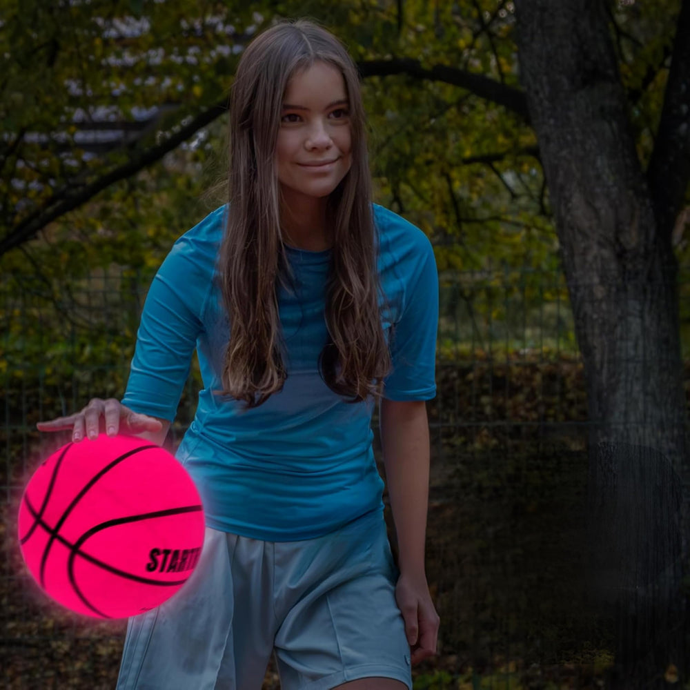 TOMLEON glow basketball is a gift for boys and girls who love hoops.