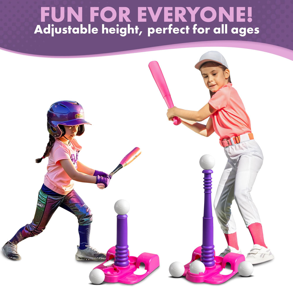 Tomleon baseball set with oversized 4" balls for safe practice