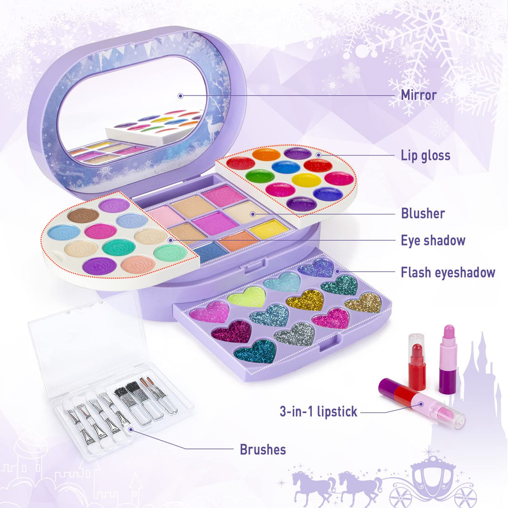 Tomons blusher set with 6 colors for gentle cheek color during playdates