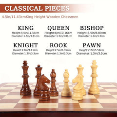 Tomost gift-ready packaging elevates this elegant chess set