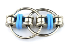 Tom's Fidgets Original Flippy Chain Fidget, stainless steel, durable for daily wear.