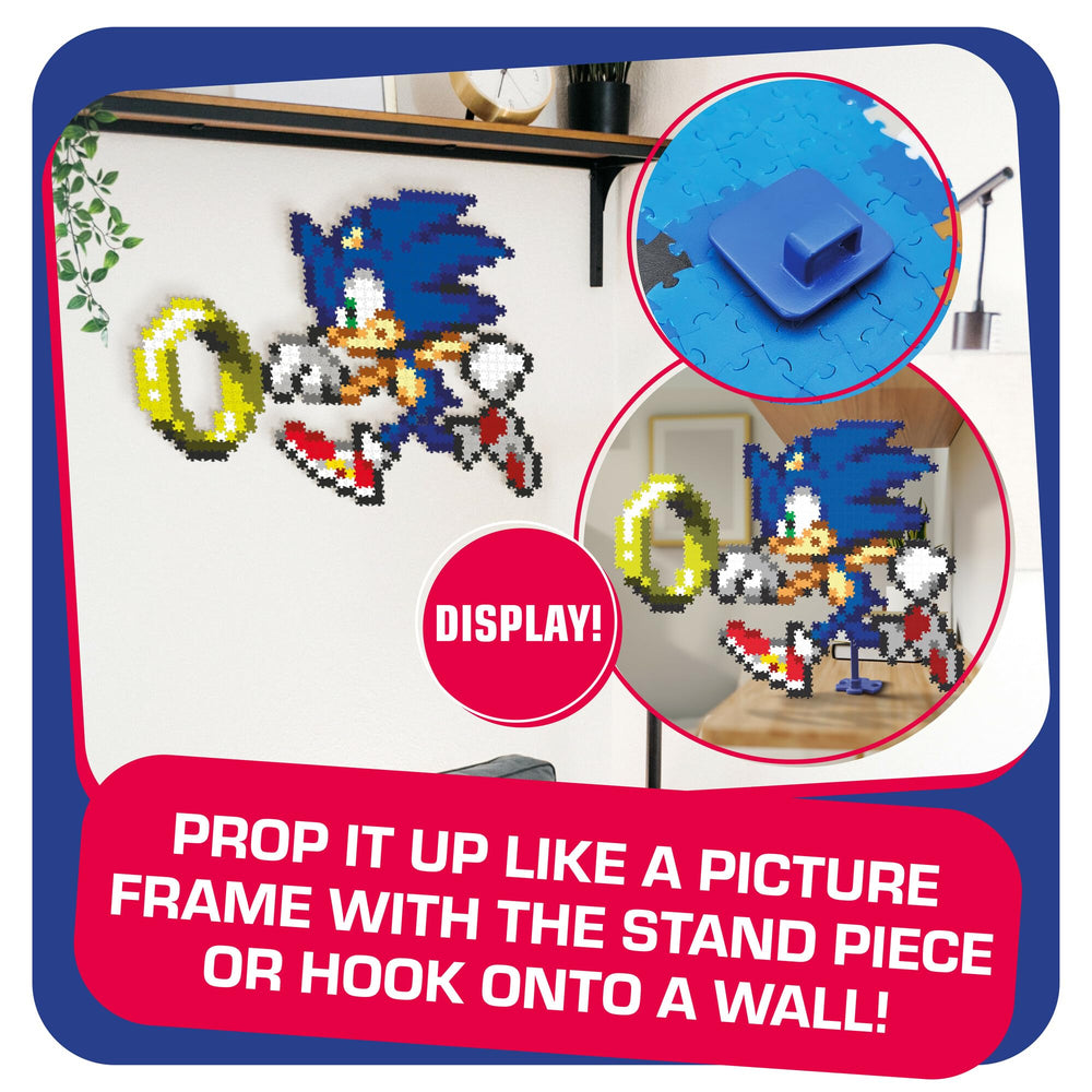 TOMY Jixelz Remix official Sonic design for display and collection.