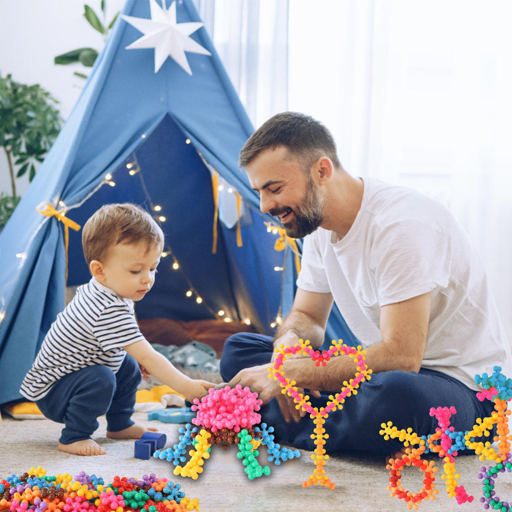 TOMYOU blocks used indoors and outdoors, versatile STEM play for preschoolers