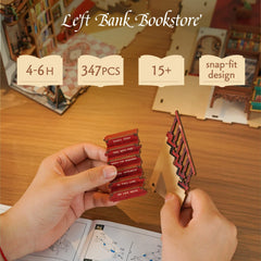 Tonecheer miniature dollhouse with LED light enhances home decor.