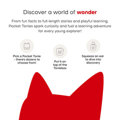 Tonies Animal World ants and elephants illustrate size range and teamwork for kids.
