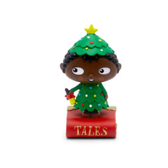 Tonies Christmas Tales character holding figure for shared playtime
