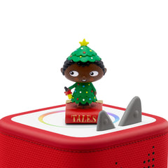 Tonies Christmas Tales character side view inviting family listening tonight