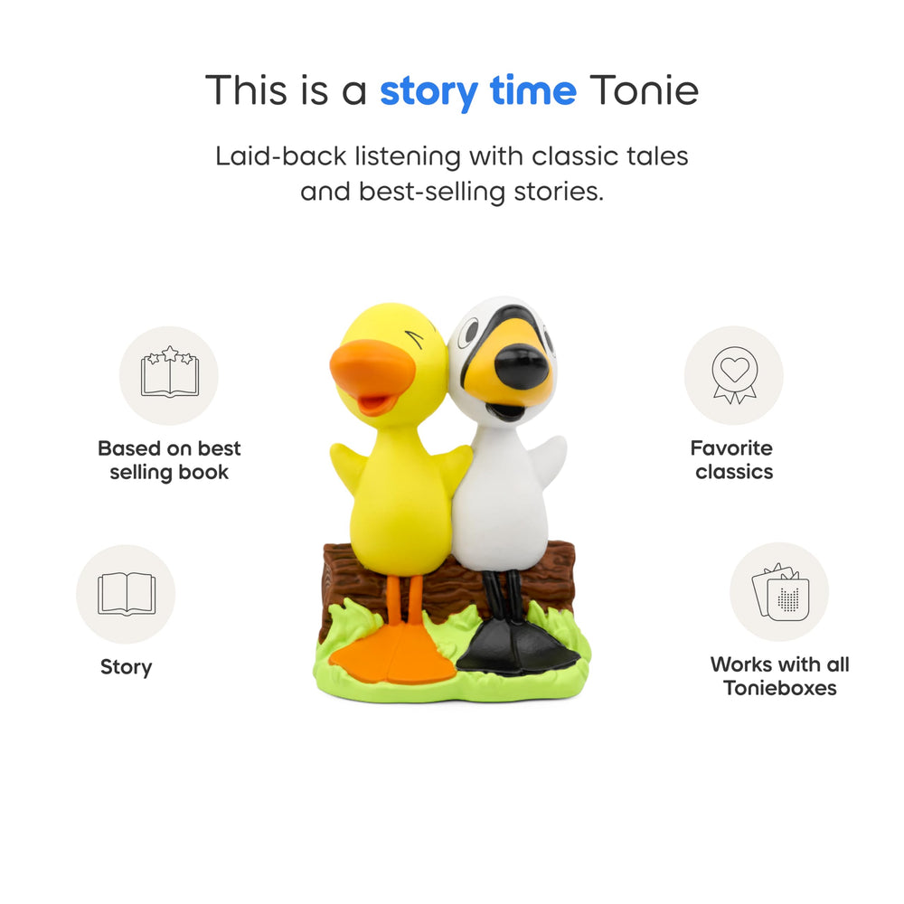 Tonies Duck & Goose at the beach scene, perfect for family storytelling.