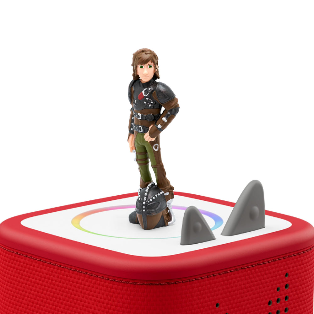 Tonies Hiccup with Toothless scene promotes friendship during play.