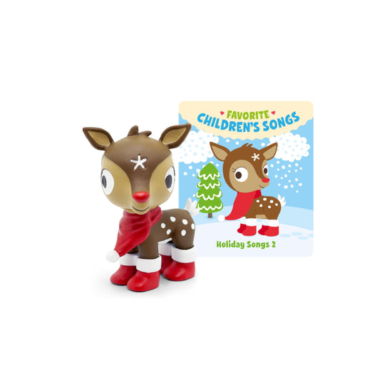 Tonies Holiday Songs Volume 2 deer toy figurine offering festive music for family time
