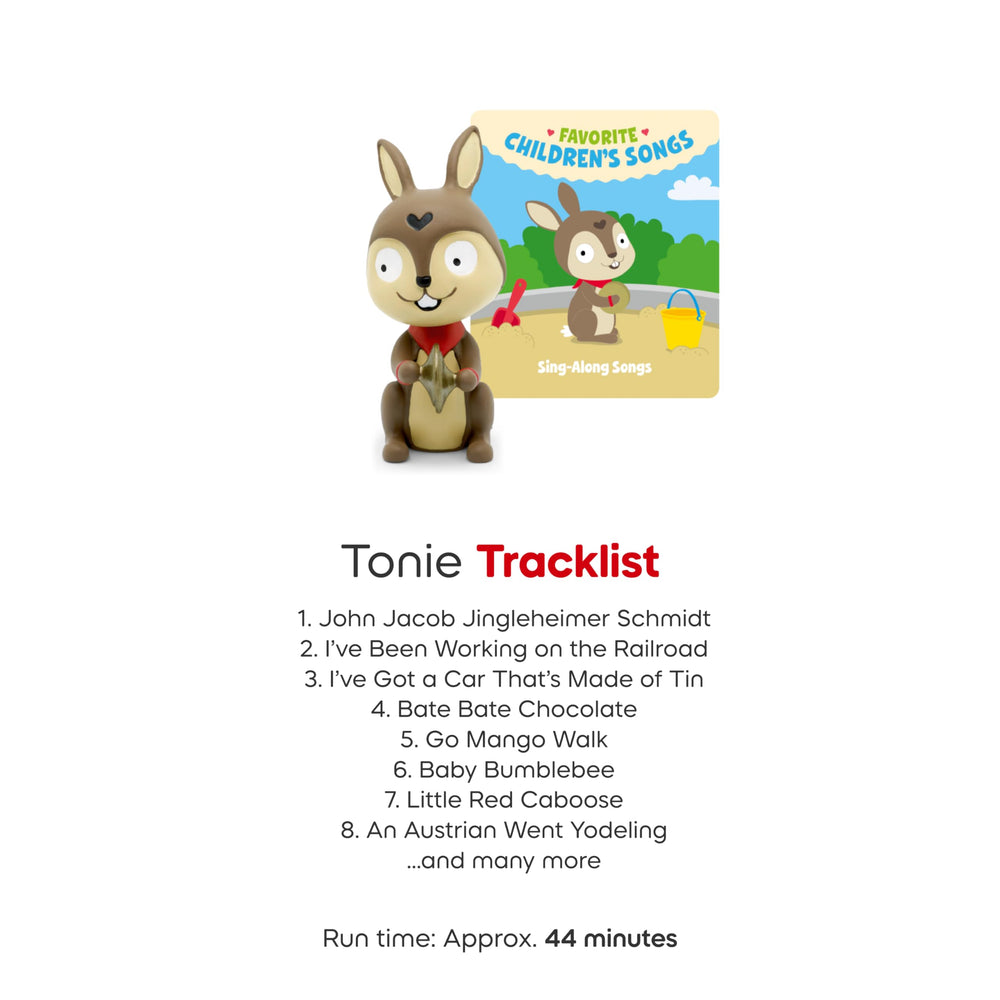 Tonies Originals Favorites collection showcase of kid-friendly tunes