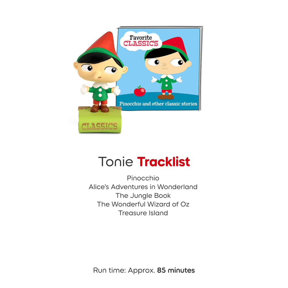 Tonies Pinocchio story scene figurine invites interactive storytelling.