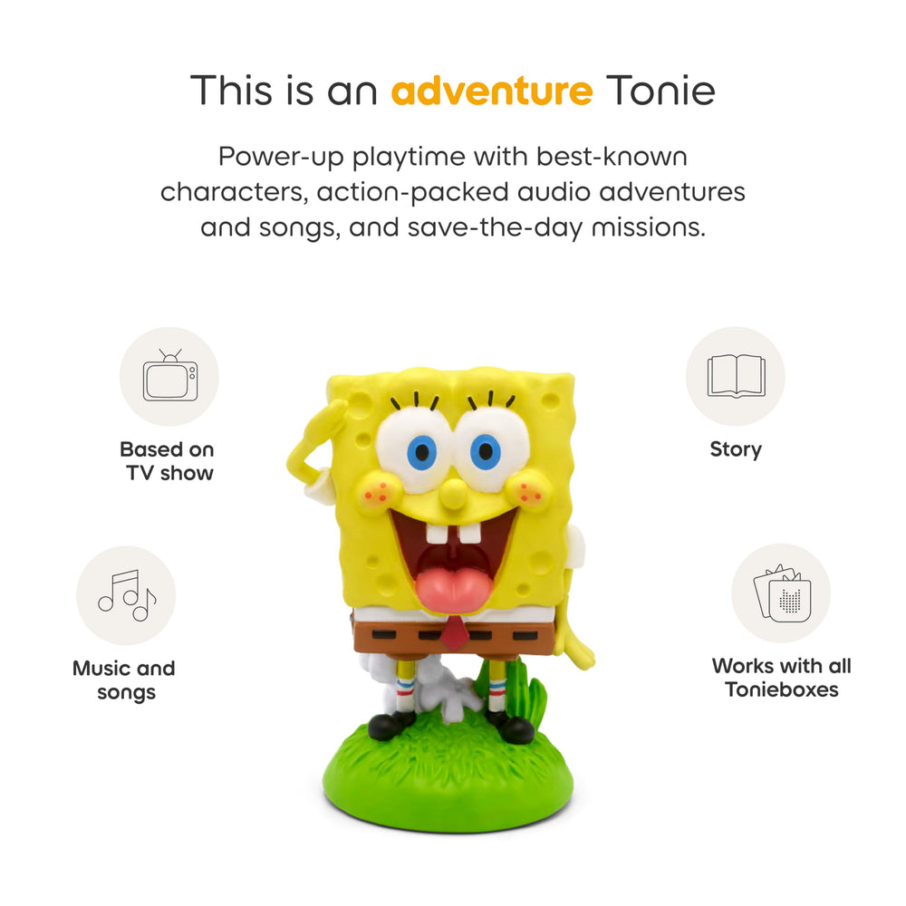 Tonies SpongeBob Squarepants figurine with Toniebox for easy playback