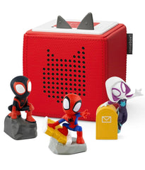 Tonies Toniebox 1 red front view for immersive screen-free storytelling