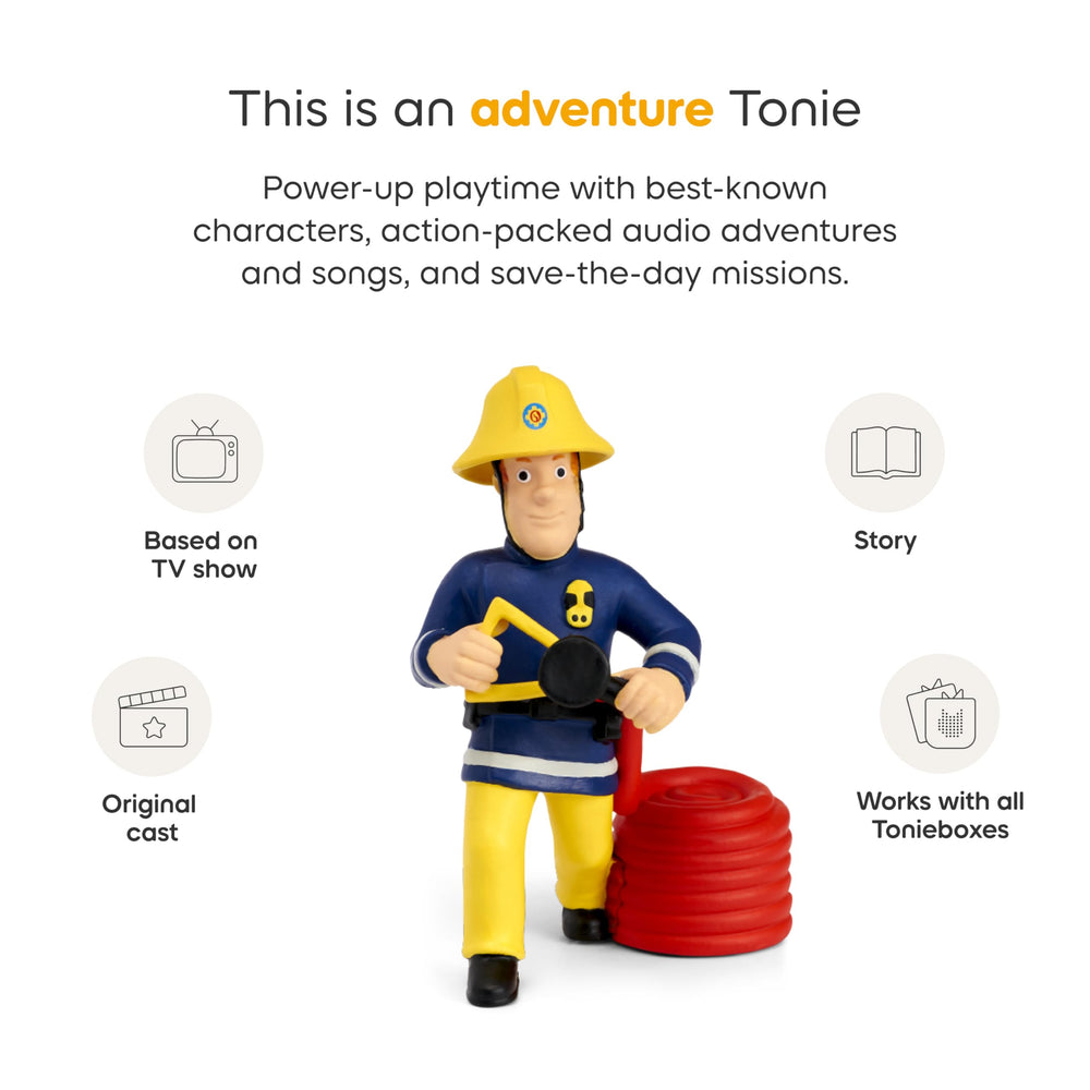 Easy screen-free playback on Toniebox for kids aged 3 and up.