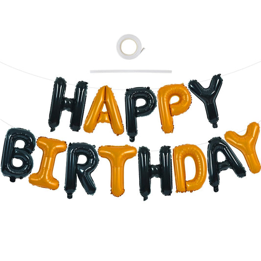 TONIFUL 16-inch foil birthday letters illuminate photo-ready backdrops.