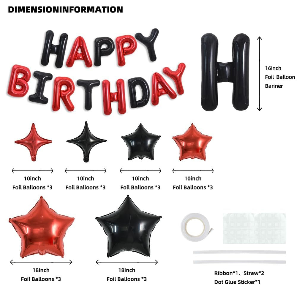 TONIFUL 18-pack star balloons add festive sparkle to celebrations