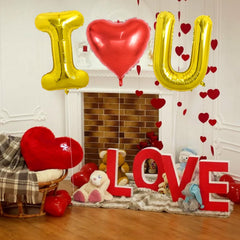 TONIFUL 32-inch red heart balloon adds bold centerpiece for weddings and proposals