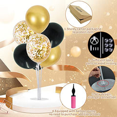 TONIFUL 48-piece balloon set in gold and black for themed decor