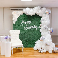 TONIFUL backdrop setup on wall demonstrates versatile party decor
