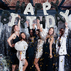 TONIFUL birthday banner bunting for versatile party setups.