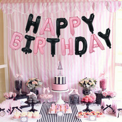 TONIFUL black-pink birthday sign brightens photos and videos.