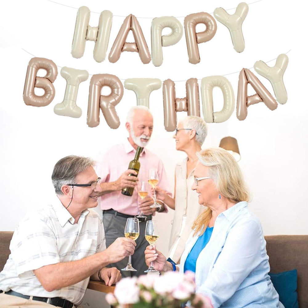 TONIFUL cream-toned foil balloons add elegant mood to any party